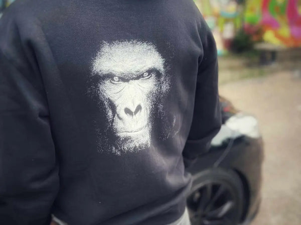 Reborn Rebel Gorilla Hoodie
