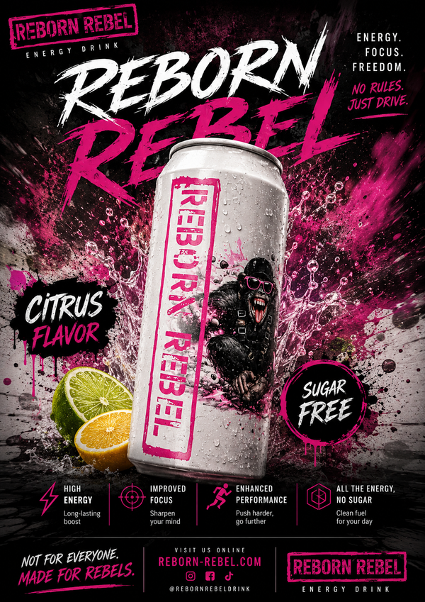 Reborn Energy Sukkerfri Fuel the Rebirth!