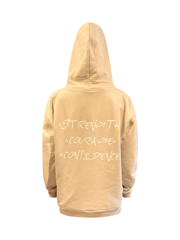 Reborn Rebel Grå Originale Hoodie